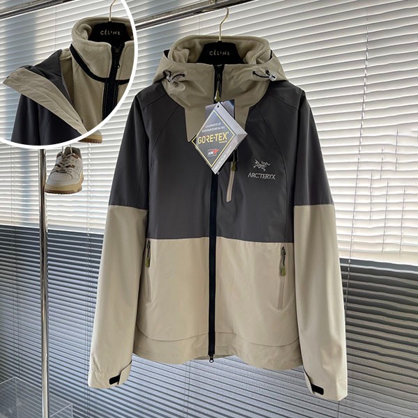 稀少 アークテリクス ラッシュ ジャケット 本物 着脱式インナー付き arz15521