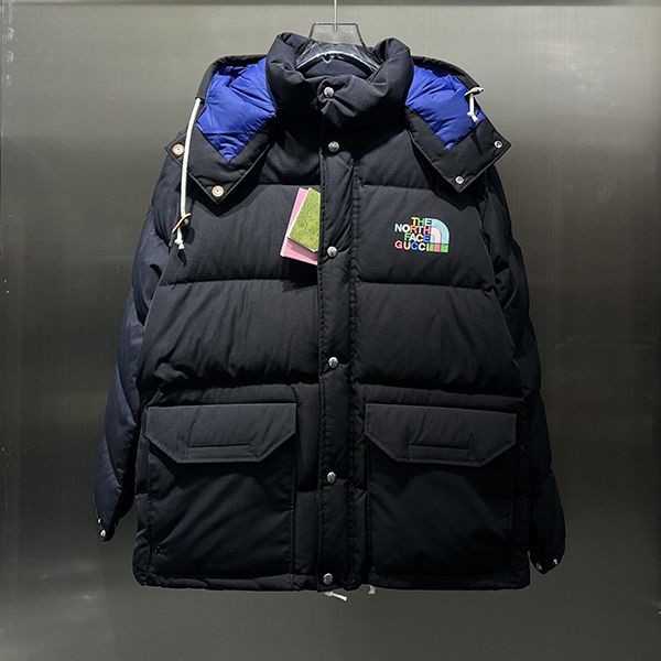 グッチ x ノースフェイス 本物★コラボ ダウンジャケット【人気商品】 Noq95559