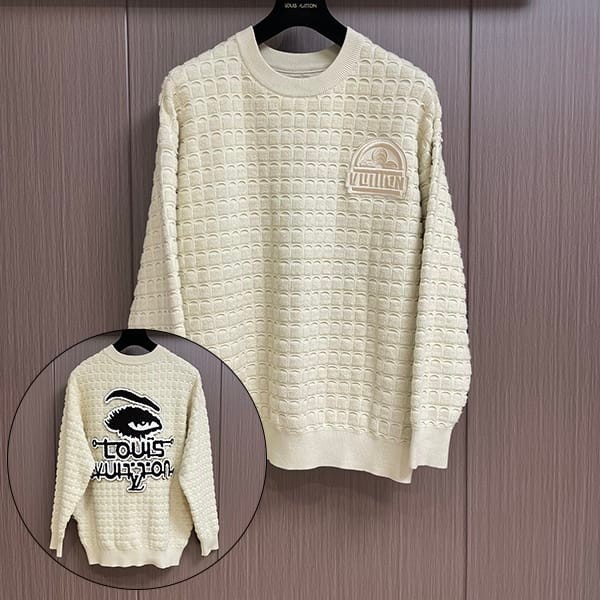 【大特価】ルイヴィトン 本物 クルーネックセーター vug32344