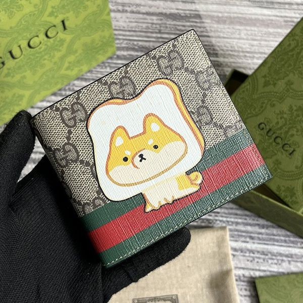 グッチ Pikarar 二つ折り財布 本物 gul28936