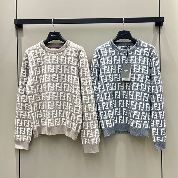 高品質フェンディ FFロゴ クルーネック セーター 本物 fel84964