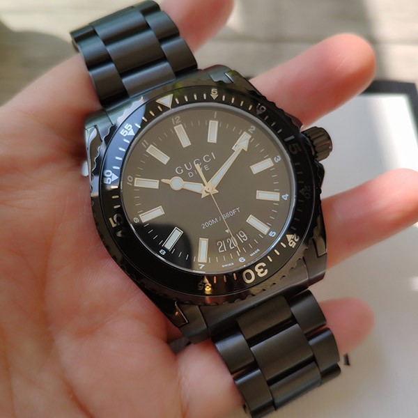 グッチ 時計 本物 メンズ ダイヴ クオーツ gud86871