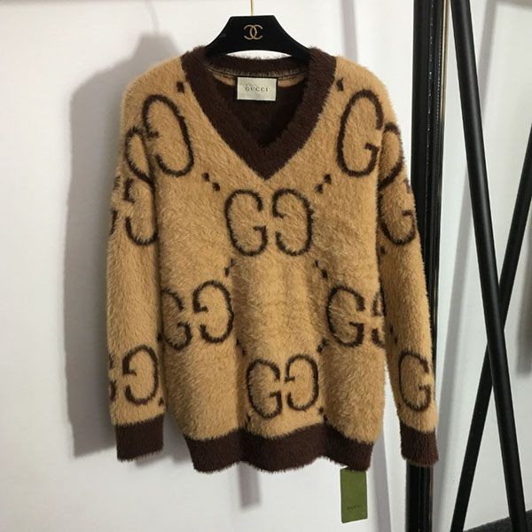 グッチ GGジャカード 本物 ブークレウールセーター guo71554