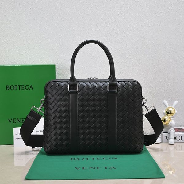 高品質ボッテガ ヴェネタ イントレチャート ブリーフケース 本物 boh04386