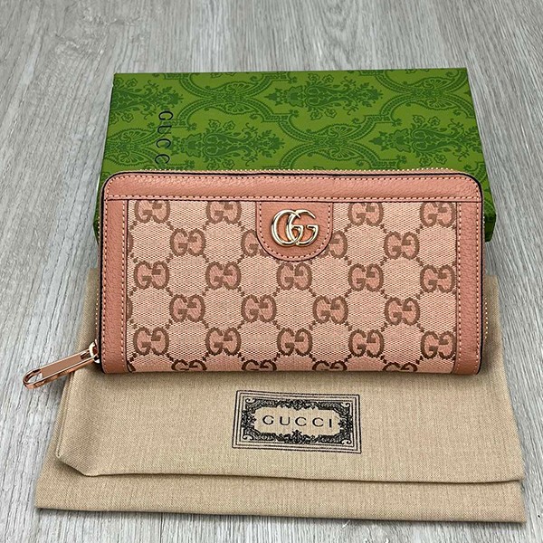 ハイブランド グッチ オフィディア ストライプ ジップ 長財布 本物 52315496IWG9794