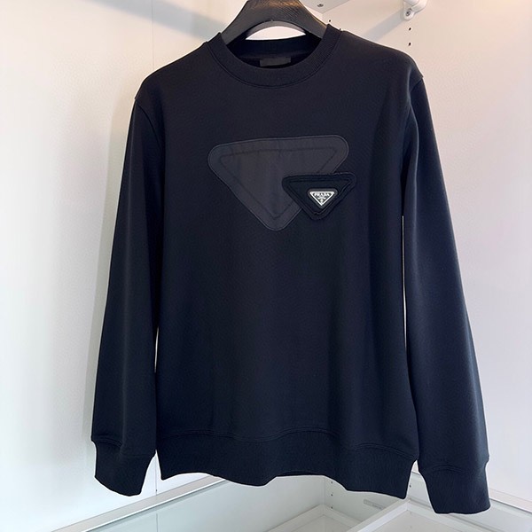プラダ ロゴ スウェットシャツ 本物 pux81820