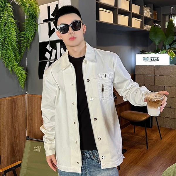 ギフトに最適ディオール 本物 AND SACAI オーバーシャツ デニムジャケット dee94445