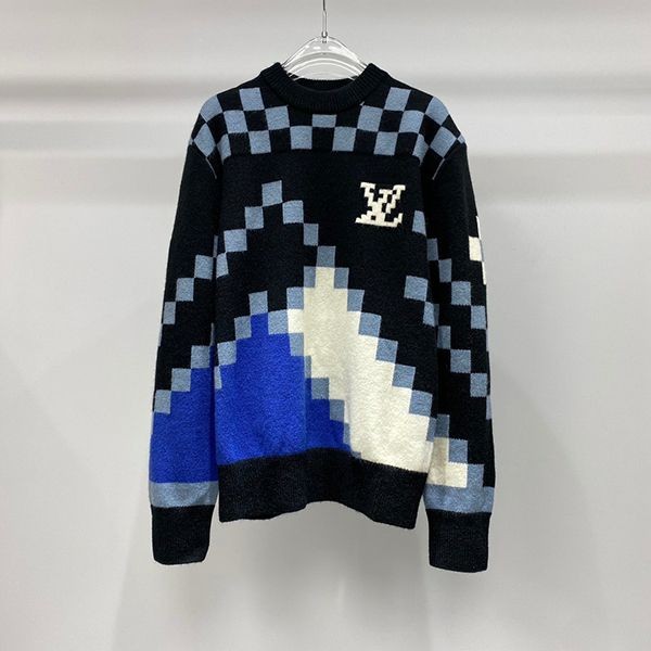 暖かいルイヴィトン LVフェアアイルマクロクルーネック 本物 1AATW3