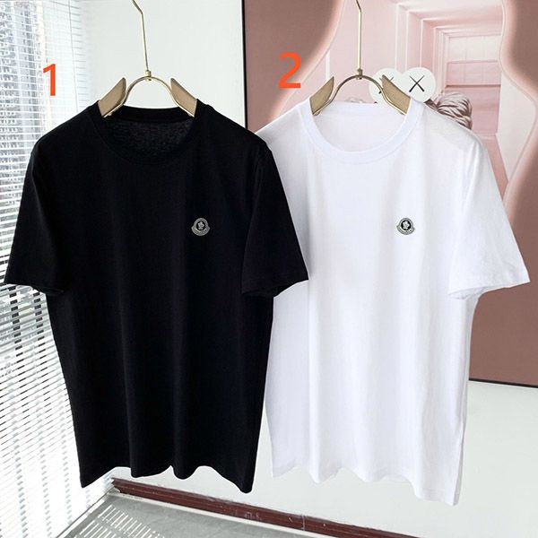 即発送 モンクレール 本物 ロゴプリント半袖Tシャツ mou00897