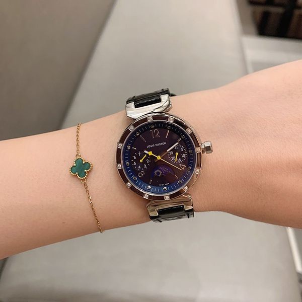 ルイヴィトン タンブール 本物 PM 33mm vut81295