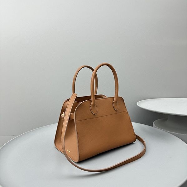 お洒落にザロウ マルゴー 本物 THE ROW Margaux10 レザー バッグ zag86725