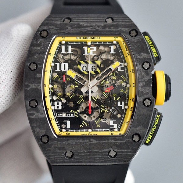 リシャールミル 本物 RM 011 オートマティック フライバック クロノグラフ フェリペマッサ ric51479