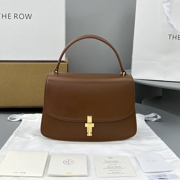 大人気!【The Row 本物】レザー ソフィア 8.75 ハンドバッグ zag50776