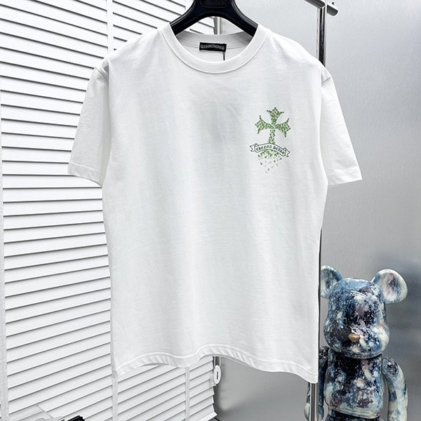 高品質クロムハーツ フローラルクロス Tシャツ 本物 Kux97323