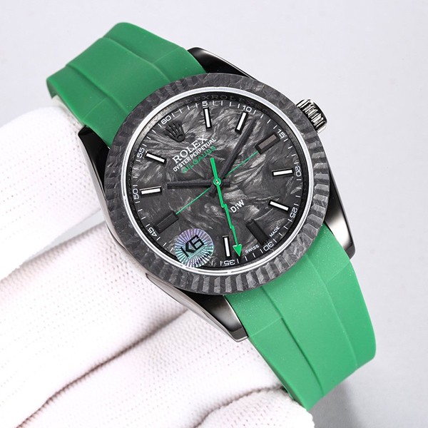 一目惚れDiW ロレックス 本物 ミルガウス アビエイター Green Gaussian ウォッチ roe32611