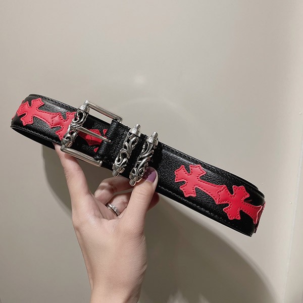 入手困難 クロムハーツ ローラー3ピースベルト 本物 Kum18596