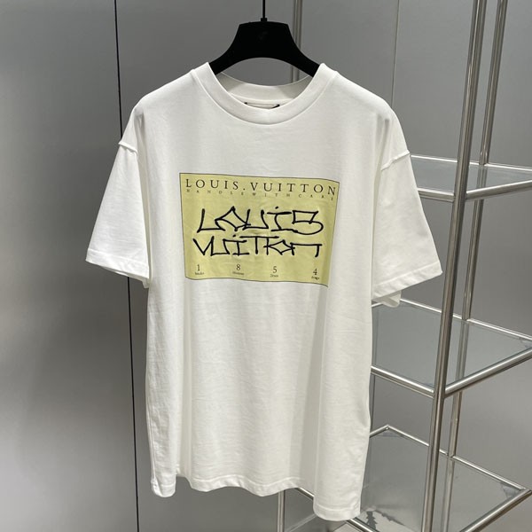 世界中で大人気ルイヴィトン プリントTシャツ 本物 1AAGMB