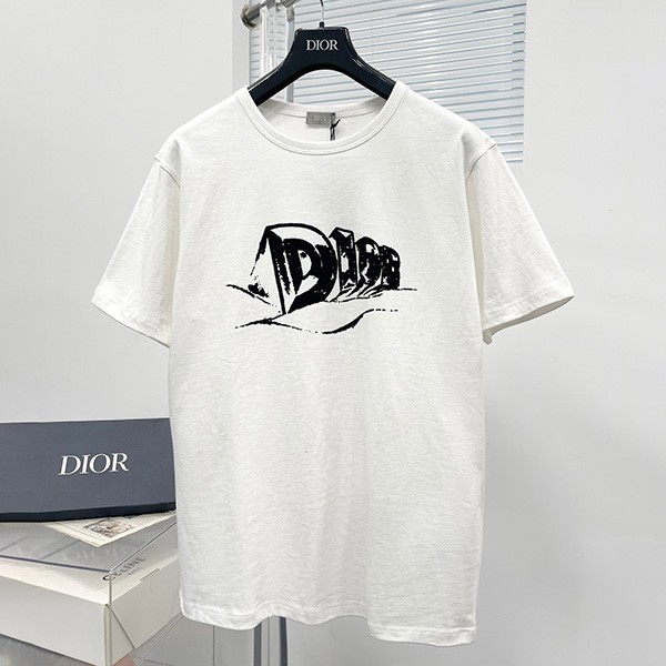 すぐ届く ディオール メンズ リラックス フィット Tシャツ 本物 2色 送料無料 dep55325