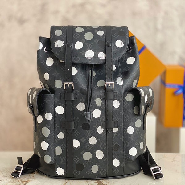 ルイヴィトン × 草間彌生 本物 LV × YK クリストファー MM M46403