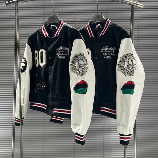n級 おすすめStussy x デニム ティアーズ x アワー レガシー TTL バーシティ ジャケット 本物 suw91416