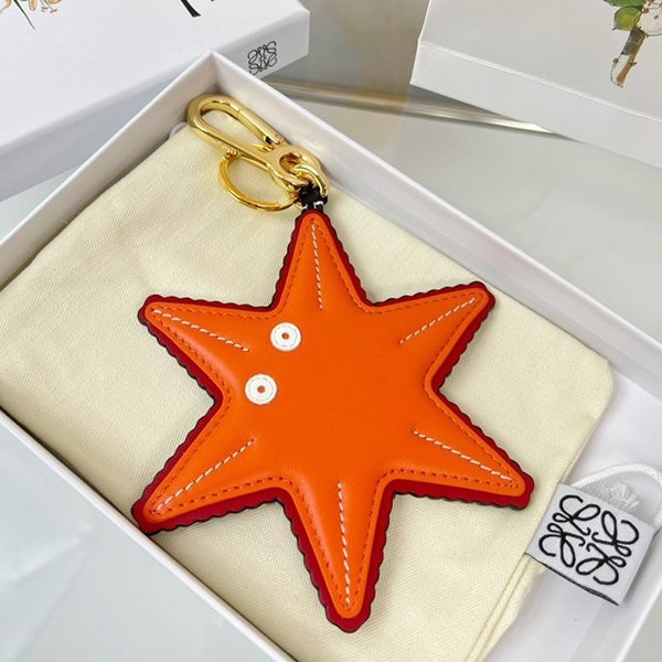 超希少！ロエベ Star Charm キーホルダー 本物 loj24051