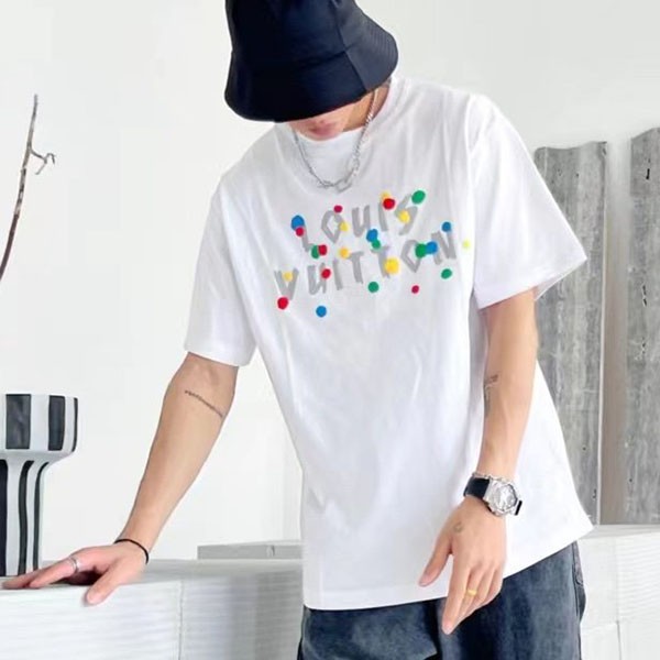 ルイヴィトン 草間彌生 本物 ロゴ Tシャツ vum00260