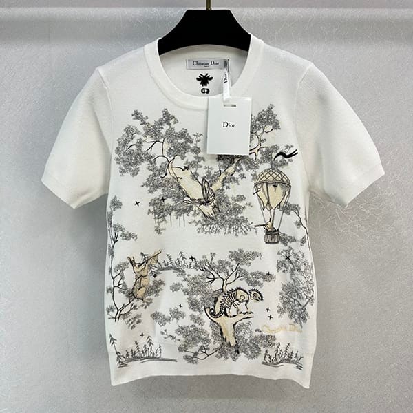 秋冬大セールディオール アイコニック Tシャツ 本物 dee45962