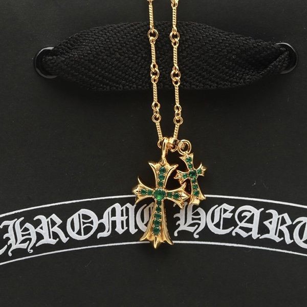 超話題!クロムハーツ ベイビーファット クロス ネックレス 本物 Kuo68166