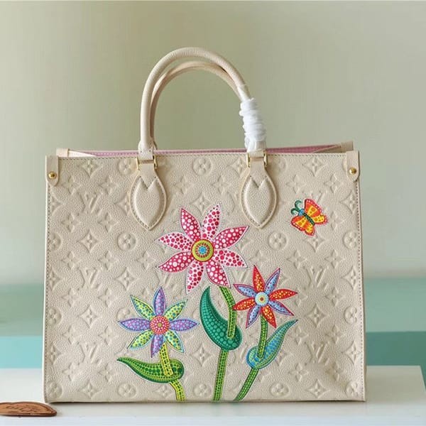 定番ルイヴィトン LV×YK オンザゴー MM 本物 トートバッグ vuk47973