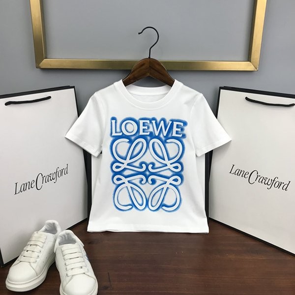 新作で超限定ロエベ Tシャツ 本物 半袖 コットン lop95579