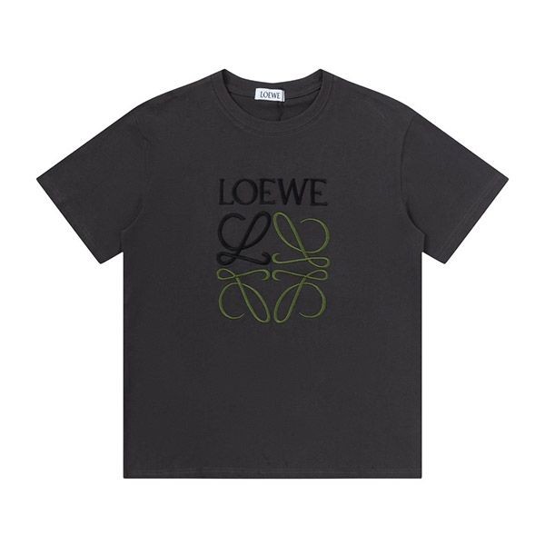 素敵な ロエベ アナグラム クラフト Tシャツ 本物 コットン lor11063