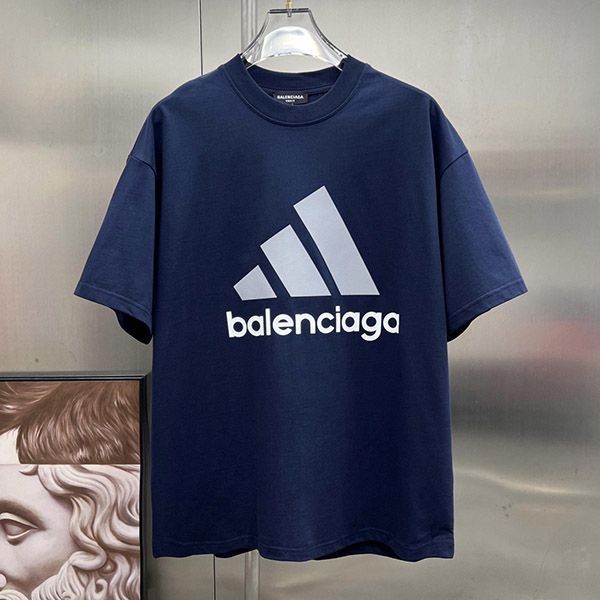 ☆超人気☆ バレンシアガ×アディダス Tシャツ 本物 半袖 bam25180