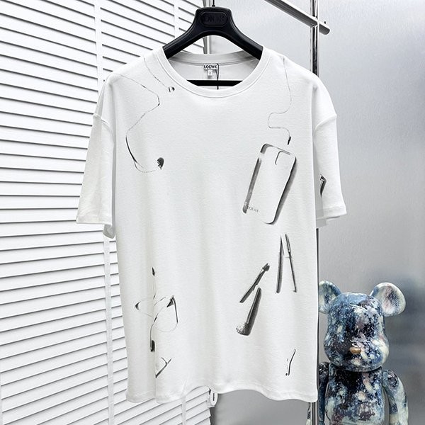 お洒落にロエベ アナグラム Tシャツ 本物 loq09291