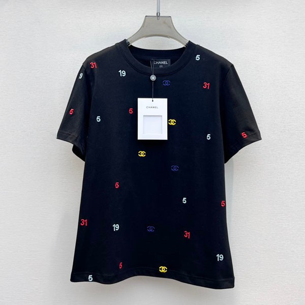 【カラフルロゴがおしゃれ】シャネル トップス 半袖 本物 shs33637
