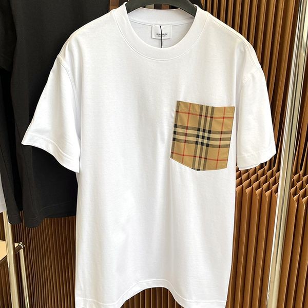 お洒落に バーバリー 本物 Tシャツ ブラック Bad80591