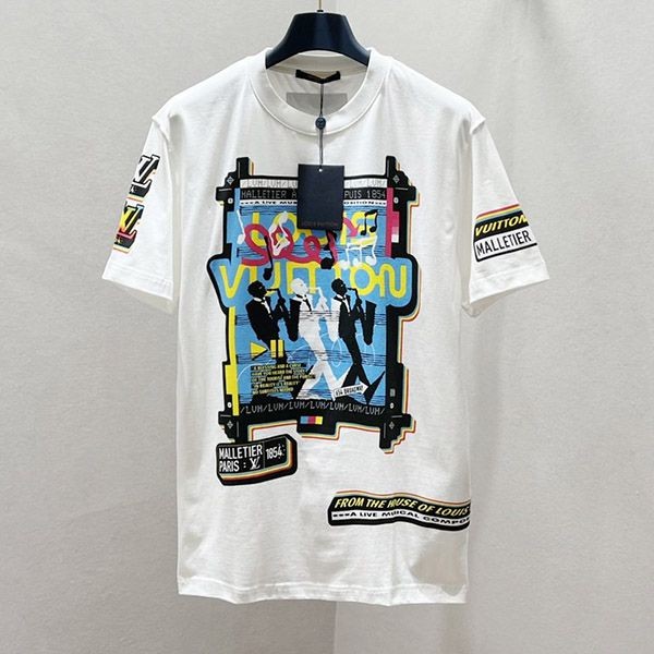 プレゼント最適ルイヴィトン ジャズフライヤーズ半袖Tシャツ 本物 コットン 1AATZH