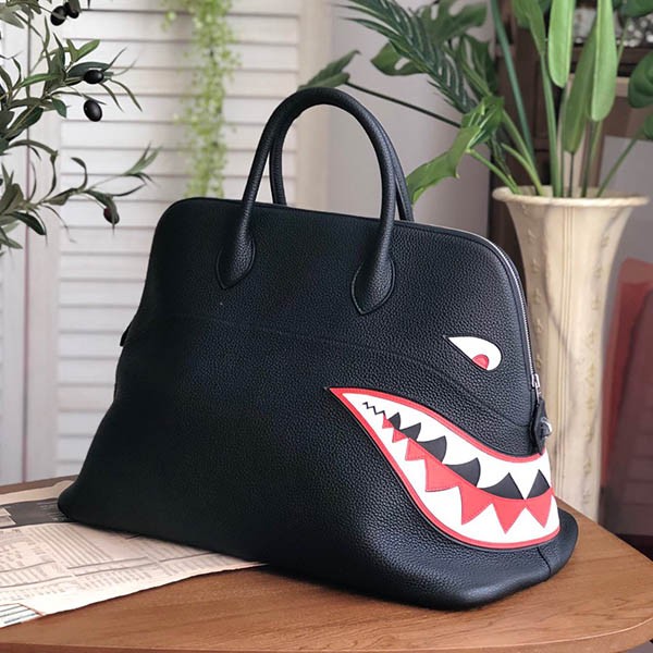 人気No1 エルメス ボリード シャーク 45cm 本物 eru89285