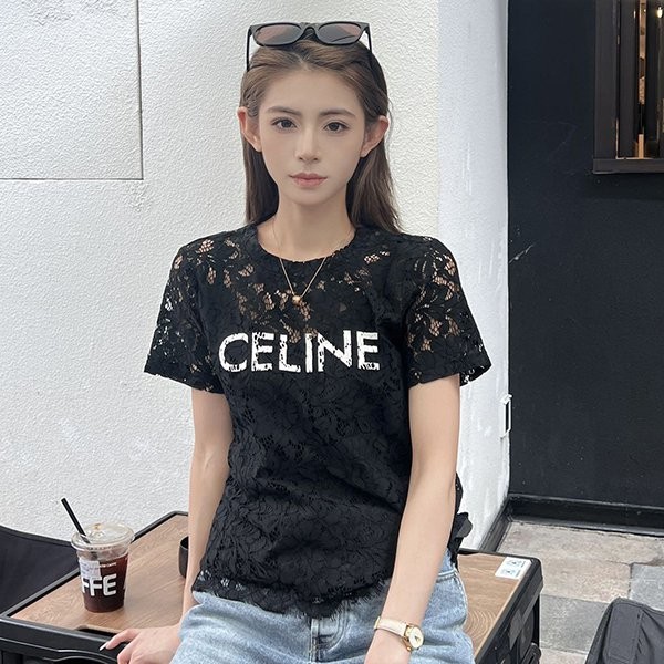 注目度抜群！セリーヌ Tシャツ本物のセット Cek42875
