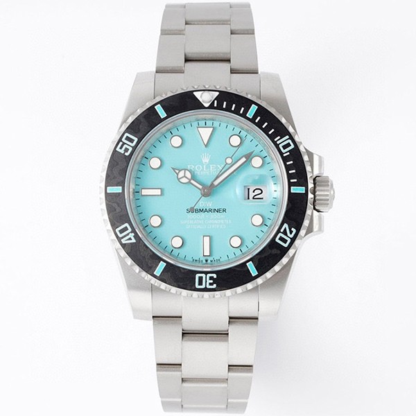 ロレックス DiW 本物 サブマリーナー AQUAMARINE rov01314