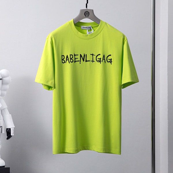 争奪戦バレンシアガ 本物 メンズ LOGO ミディアムフィット Tシャツ baj44776