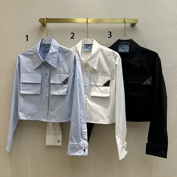 お洒落 プラダ Re-Nylon ギャバジン シャツ 本物 フード付き puf25389