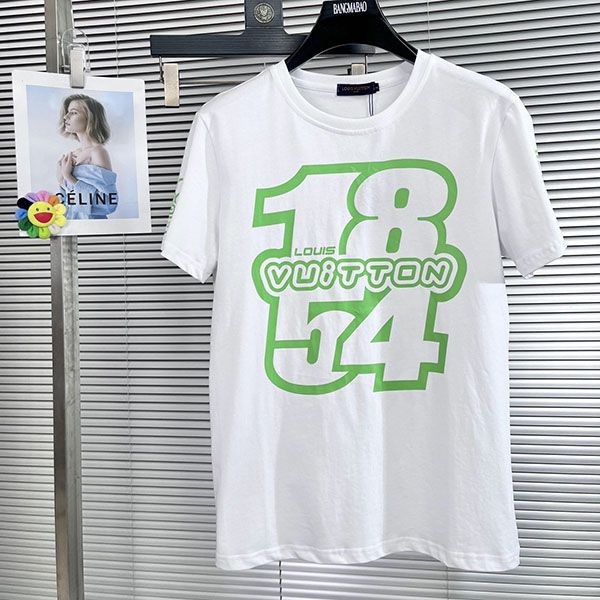 確保済みルイヴィトン ネオンカラー LV 1854ニット Tシャツ 本物 vui01037