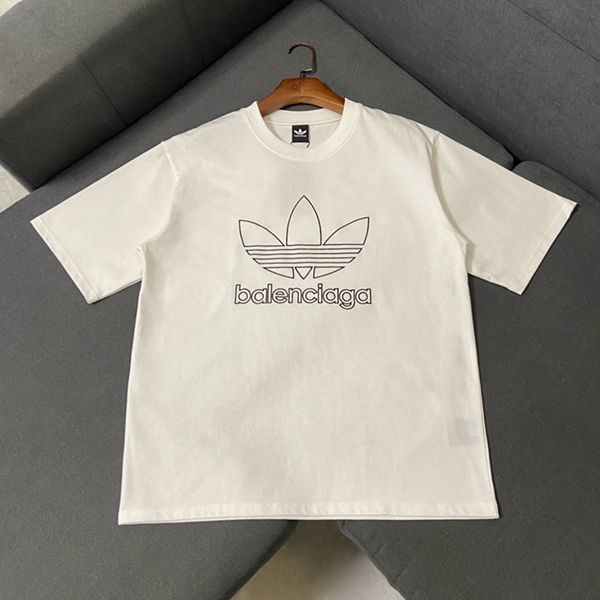 大人気！バレンシアガ アディダス コピー コラボオーバーサイズTシャツ 723976TN VN83775