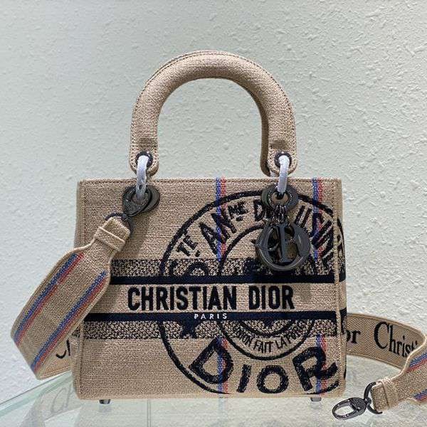 《大人気》高品質 レディディオール 本物 コットン＆リネン刺繍 deo49979