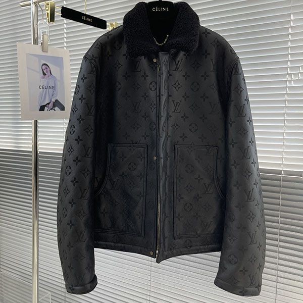 ★日本!!人気！ルイヴィトン ボンバー レザージャケット 本物 vul20769