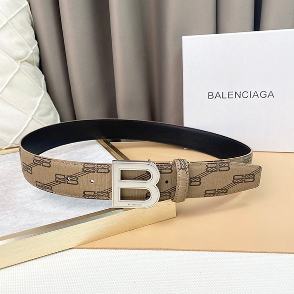 バレンシアガ 本物 Bロゴシグネチャーベルト38MM bag78013