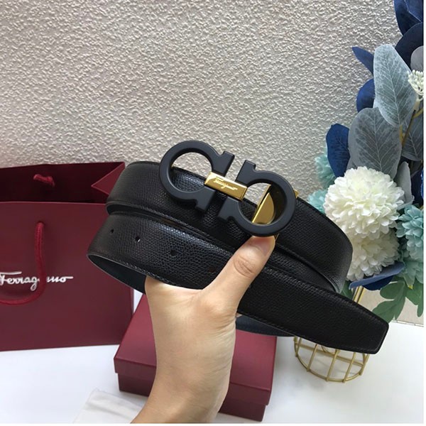 フェラガモ 本物 ロゴバックルベルト few49384