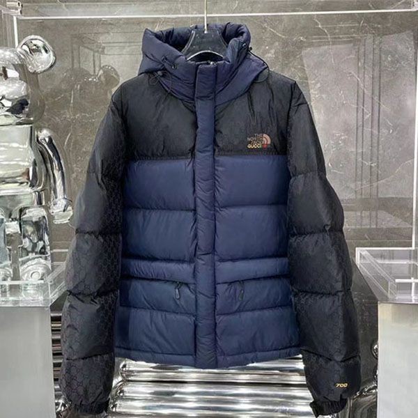 確保済み グッチ ノースフェイス ダウンジャケット 本物 guf41523