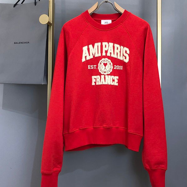 アミ パリス FRANCE スウェットシャツ 本物 aml22433