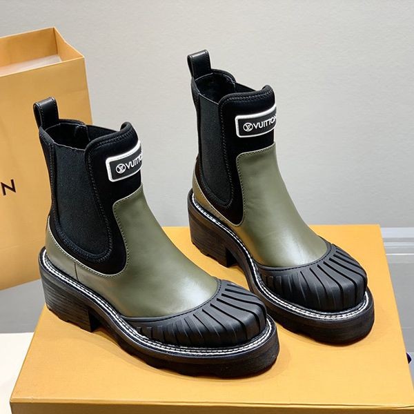 追跡付き 安いルイヴィトン ショートブーツ 本物 vut14677